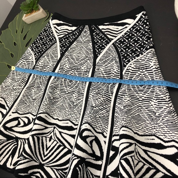 DVF Samara Fit and Flare Skirt - Zebra Tattoo - Picture 13 of 14